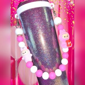 UNIQUE BEADED BUBU TUMBLER STRAP / HOLDER